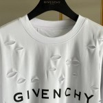 Givenchy Archetype oversized t-shirt with destroyed effect white