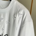 Givenchy Archetype oversized t-shirt with destroyed effect white