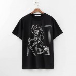 Givenchy Bambi Printed Oversized T shirt Black