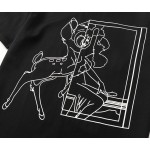 Givenchy Bambi Printed Oversized T shirt Black