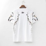 Givenchy Bird Printed Masculine T shirt White