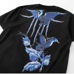 Givenchy Blue Birds Crane Printed Oversized T shirt