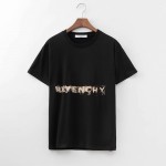 Givenchy Blurred Logo Oversized T shirt Black