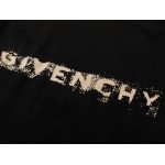 Givenchy Blurred Logo Oversized T shirt Black