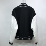 Givenchy contrasting-sleeves bomber jacket black