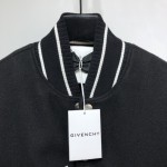 Givenchy contrasting-sleeves bomber jacket black