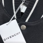 Givenchy contrasting-sleeves bomber jacket black