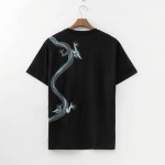 Givenchy Dragon Totem Printed Oversized T shirt Black