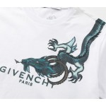 Givenchy Dragon Totem Printed Oversized T shirt White