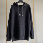 Givenchy Oversized hoodie with metallic embroideries Black