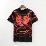 Givenchy Gemini Printed Oversized T shirt Black