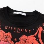 Givenchy Gemini Printed Oversized T shirt Black