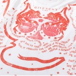 Givenchy Gemini Printed Oversized T shirt White