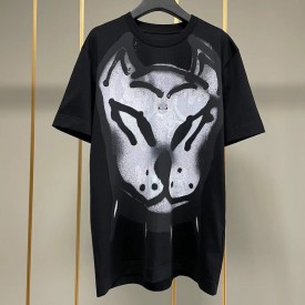 Replica Givenchy t-shirt with tag effect dog print