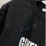 Givenchy Paris Destroyed Oversized T shirt Black