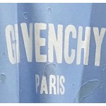 Givenchy Paris Destroyed Oversized T shirt Blue