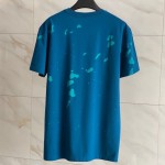 Givenchy Paris Destroyed Oversized T shirt Jean Blue