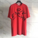 Givenchy Refracted slim fit embroidered t-shirt Red