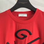 Givenchy Refracted slim fit embroidered t-shirt Red