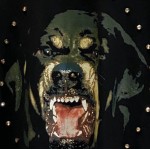 Givenchy Rottweiler Printed T shirt with Studded