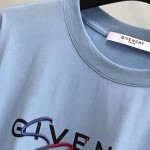 Givenchy Signature T shirt Blue