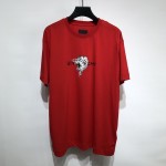 Givenchy Tiger slim fit t-shirt Red