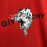 Givenchy Tiger slim fit t-shirt Red