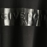 Givenchy T shirt with Latex Band Black / Black