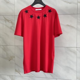 Givenchy vintage stars around t shirt red