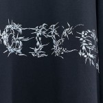 GIVENCHY barbed wire sweatshirt Black