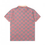 Gucci GG and stars stretch cotton polo Pink