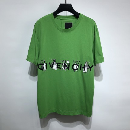 Givenchy Slim fit t-shirt in GIVENCHY 4G jersey with Reaper prints