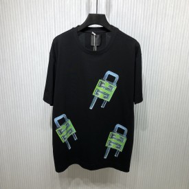 Givenchy 4G Lock oversized t-shirt in jersey Black