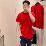 Givenchy Blurred Givenchy Paris Oversized T shirt Red