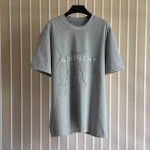 Givenchy Boxy fit t-shirt in cotton with reflective artwork Grey