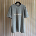 Givenchy Boxy fit t-shirt in cotton with reflective artwork Grey