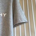 Givenchy Boxy fit t-shirt in cotton with reflective artwork Grey