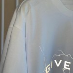 Givenchy Boxy fit t-shirt in cotton with reflective artwork White