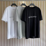 Givenchy Boxy fit t-shirt in cotton with reflective artwork Black