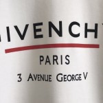 Givenchy Label Printed Hoodie White