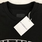 T-shirt in GIVENCHY College embroidered jersey Black