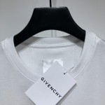 T-shirt in GIVENCHY College embroidered jersey White