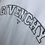 T-shirt in GIVENCHY College embroidered jersey White