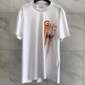 Givenchy Multicolored Embroidered T shirt White