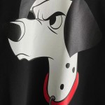 Givenchy Slim fit 101 Dalmatians sweatshirt in embroidered felpa