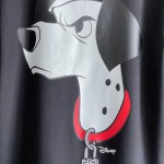 Givenchy Slim fit 101 Dalmatians T shirt in embroidered felpa