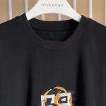 Givenchy Slim fit t-shirt in cotton with 4G Dragon print Black