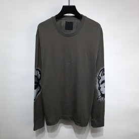 Givenchy Sweatshirt with tag effect dog print 