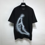 Givenchy 4g T-Shirt With Tag Effect Moon Print Black