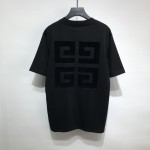 Givenchy 4g T-Shirt With Tag Effect Moon Print Black